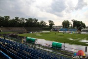 Prekid fudbalskog meča na Gradskom stadionu zbog natopljenog terena