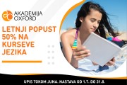 Letnja akcija u "Akademiji Oxford" - 50 odsto popusta na ubrzane grupne kurseve jezika