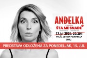 Predstava "Šta me snađe" odložena za ponedeljak