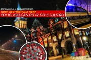 Policijski čas od sutra u periodu od 17 časova do 5 ujutro