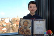 Maturant OŠ "Ivan Goran Kovačić", Marko Popović, dobitnik Svetosavske nagrade