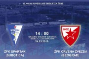 Fudbal (Ž): Spartak u nedelju dočekuje Crvenu zvezdu