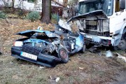 U sudaru kamiona i automobila poginula jedna osoba