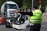 Pojačana kontrola saobraćaja, pre svega vozača teretnih vozila i autobusa