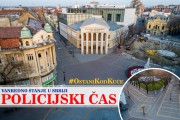 Nova mera - policijski čas počinje u petak popodne, traje do ponedeljka ujutro