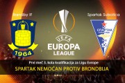 Fudbal: Spartak nemoćan protiv Brondbija