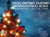 Kićenje novogodišnje jelke za decu u atriumu hotela Galleria