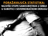 Najviše samoubistava u Subotici i Severnobačkom okrugu