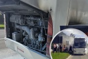 Zapalio se autobus na ulasku u grad, tragedija sprečena zahvaljujući hitroj reakciji i prisebnim građanima