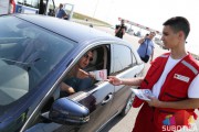 Saobraćajna policija i Crveni krst kroz akciju apelovali na vozače da poštuju ograničenja brzine