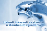 Ukinuta naplata vode u zgradama putem inkasanata, računi stižu poštom