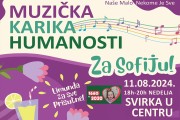 Muzička karika humanosti - koncert za Sofiju u nedelju kod Plave fontane