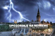 Upozorenje na lokalnu pojavu grmljavine sa gradom