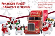Coca-Cola praznična čarolija donela radost stanovnicima  Subotice