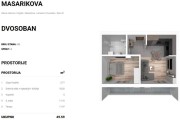 Stan, Masarikova, 50m2 (ID: 113221) | Nekretnine Subotica
