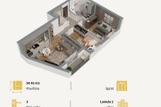 Stan, Tolstojeva, 54m2 (ID: 116544) | Nekretnine Subotica