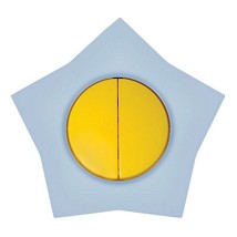 Serijska sklopka 10AX/250V zvezda zuto svetlo plava bezvij.