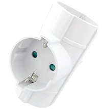 T razvodnik sa 3 uticnice sa kontakt. uzemljenem ENTAC