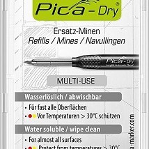 Pica 4020 zamenska mina za Pica Dry; 2B 4 x grafitne / 2 x crvene / 2 x žuta, 8kom.
