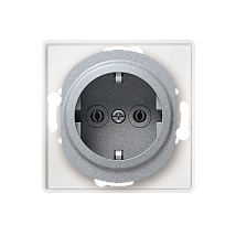 E630.S Prikljucnica dvopolna bez maske EON sa plasticnim tel