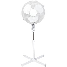 Prenosivi stojeci ventilator 44W sa daljinskim Bela