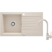 DEANTE ZORBA SET SUDOPERA SA OCEĐIVAČEM ZQZV5113 + SLAVINA BEN 562 ZQZV5113 BEŽ