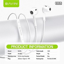 Bavin slušalice Lightning bela - HX856