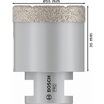 Bosch PRO Ceramic dry kruna za suvo bušenje 55mm