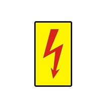 Nalepnica 14x32(visok napon) 144-334010