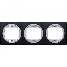 E6703.ES Maska trostruka EON -crna sa silver