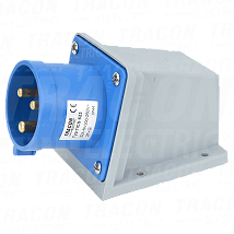 Ind. utikac montiran na povrsinu 32A 250V 2P+E 6h IP44