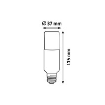 LED SIJALICA E27 T37 9W NW RABALUX 1488