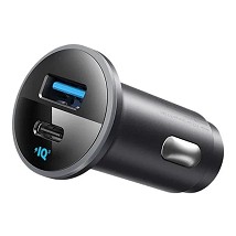 Anker autopunjač 52,5W Usb A+Type C crna