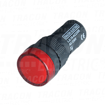 Sig. lampa sa LED diodom crvena230V AC/DC. d=16mm