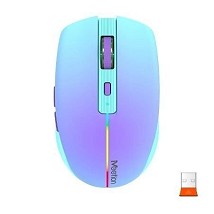 MEETION BTM002 BEŽIČNI BT PUNJIVI Miš, LJUBIČASTI