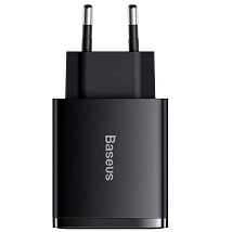 Baseus punjač Compact 30W 2*Usb A/1*Type C crna