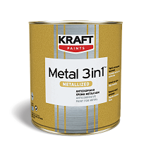 METAL 3IN1 METALLIZED MAT SILVER 500 0,75L