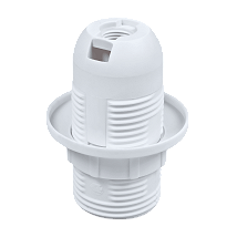 Grlo E14 luster bezvijcano zanavoj M10x1 belo