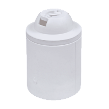 Grlo E27 visece bezvijcano zanavoj M10x1 BELO