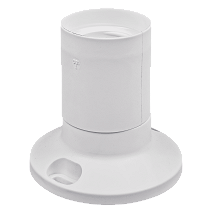 Grlo E27 zidno ravno bezvijcano belo