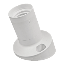 Grlo E27 zidno koso bezvijvanoT180. belo