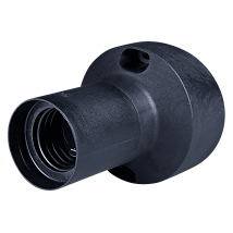 Grlo E27 zidno koso bezvijvanoT180. crno