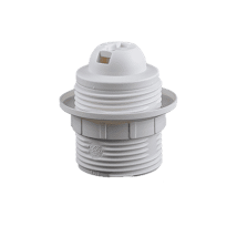 Grlo E27 luster bezvijcano zanavoj M10x1 belo