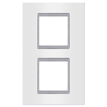 70142.0S Maska 2X2M vertikalnabela sa silver nos