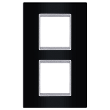 70142.ES Maska 2X2M vertikalnacrna sa silver nos