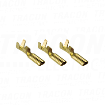 Neiz. prikljucna naticna uticnica mesing2.8×0.5mm. 0.5-1mm2