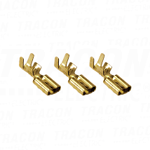 Neiz. prikljucna naticna uticnica mesing6.3×0.8mm. 4-6mm2