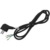 Prikljucni kabel 3x1.5 1.5m sa uzemljenim utikacem crni