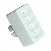 Preobrazajni razdelnik sa vise prikljucna mesta4×EURO. 250VA