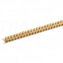 Bakarna sina N/PE/ 1mmax.63A. 230/400VAC. 1m W×H=6.3×10mm.